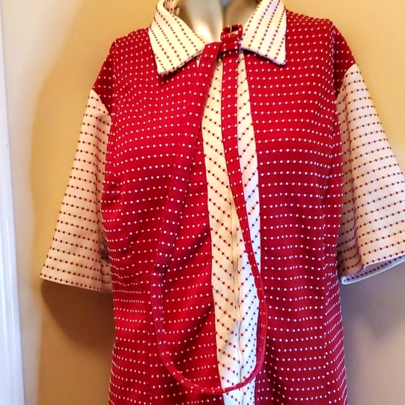 VINTAGE FEMME OF DALLAS LADIES BELTED DRESS SIZE XX-LARGE/20W - Picture 4 of 16